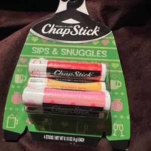 ChapStick Sips & Snuggles Lip Balm Set - Red, Orange, Pink